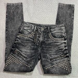 CIPO & BAXX PUEBLA Men's Jeans Denim Gray Straight Cut CD732 SLIM FIT SIZE 30x34